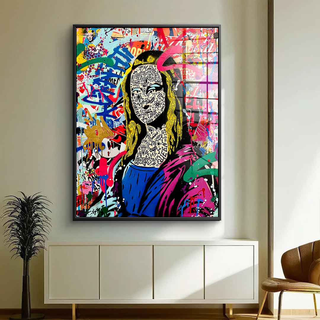 GRAFFITI MONA - Acrylglas