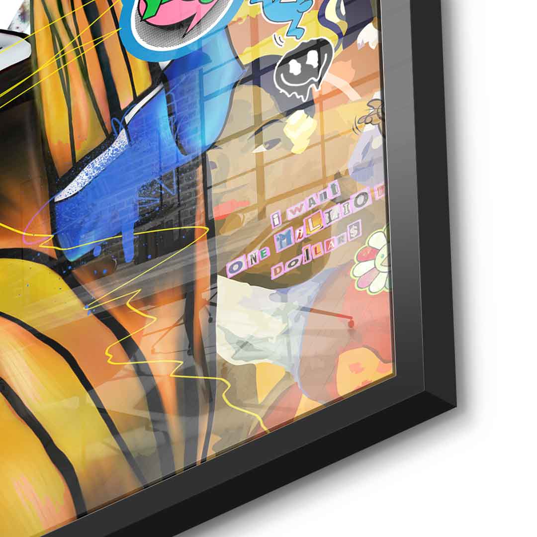 Girl - Where is my mind - Acrylglas