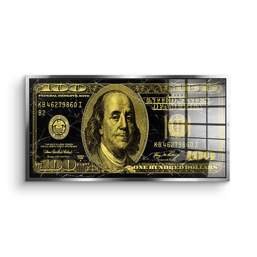Golden Dollar - Acrylglas