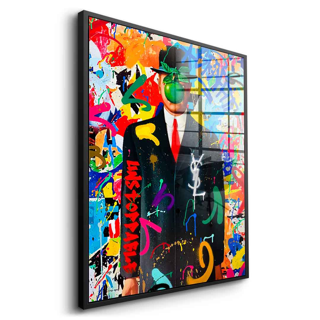 Graffiti Magritte - Acrylglas