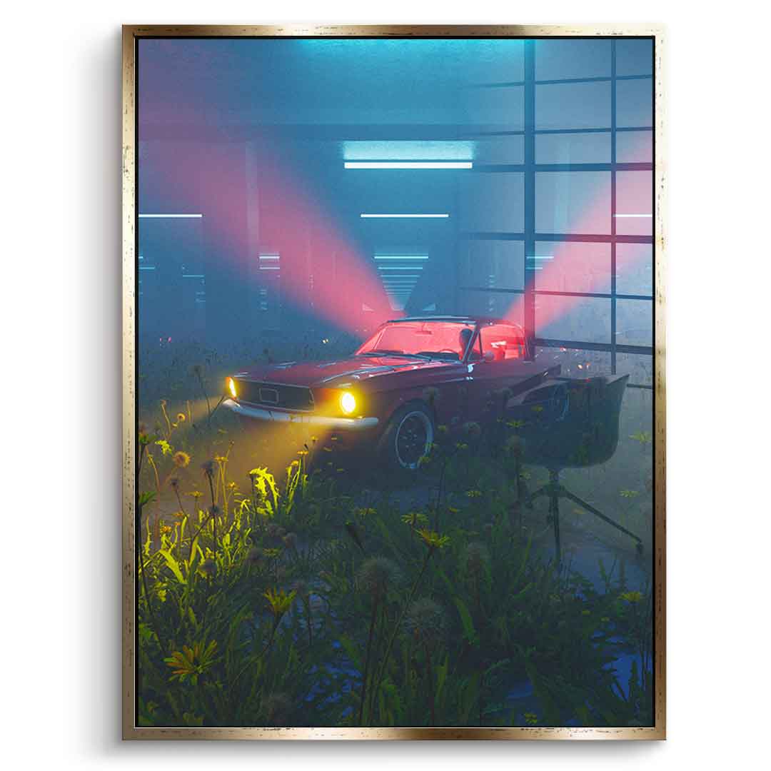Green Garage - Acrylglas