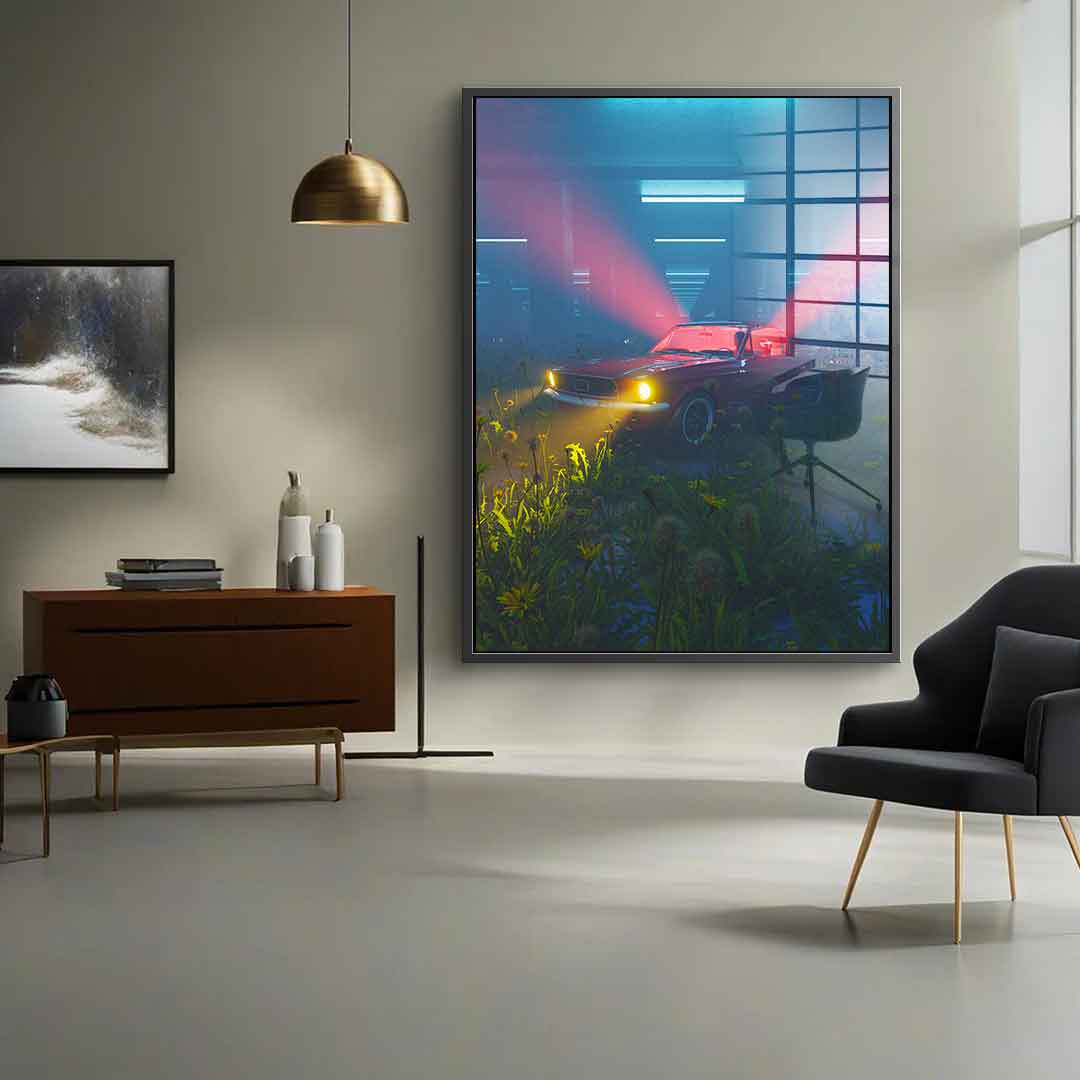 Green Garage - Acrylglas