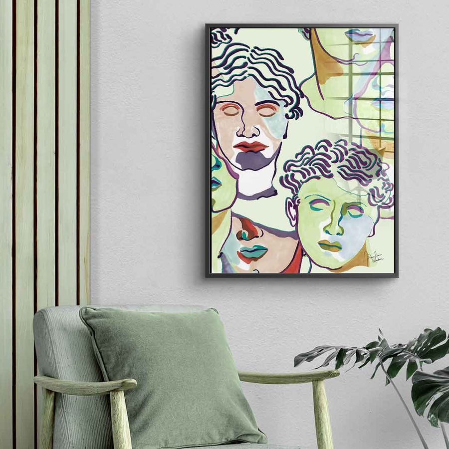 Griechische Statuen - Acrylglas