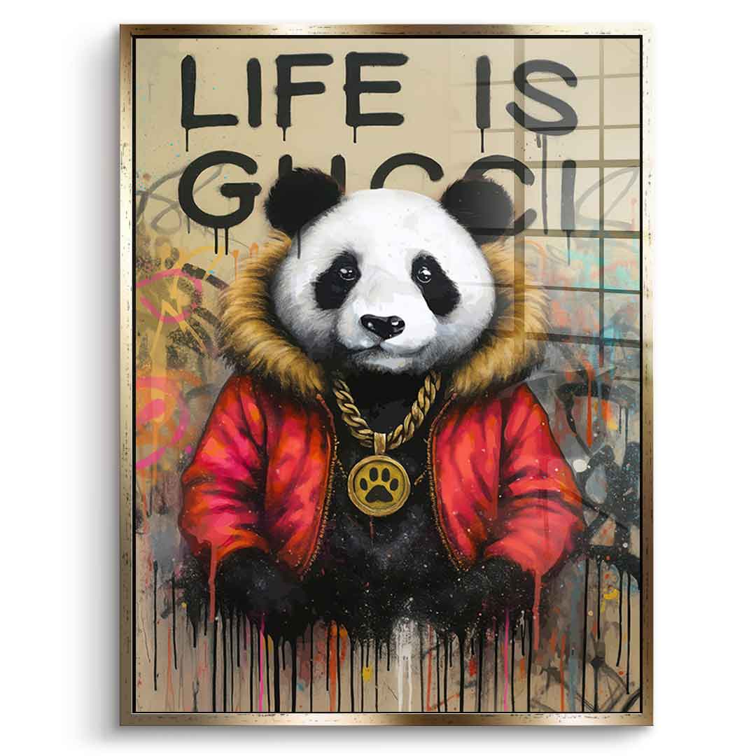 Gucci Panda - Szkło akrylowe