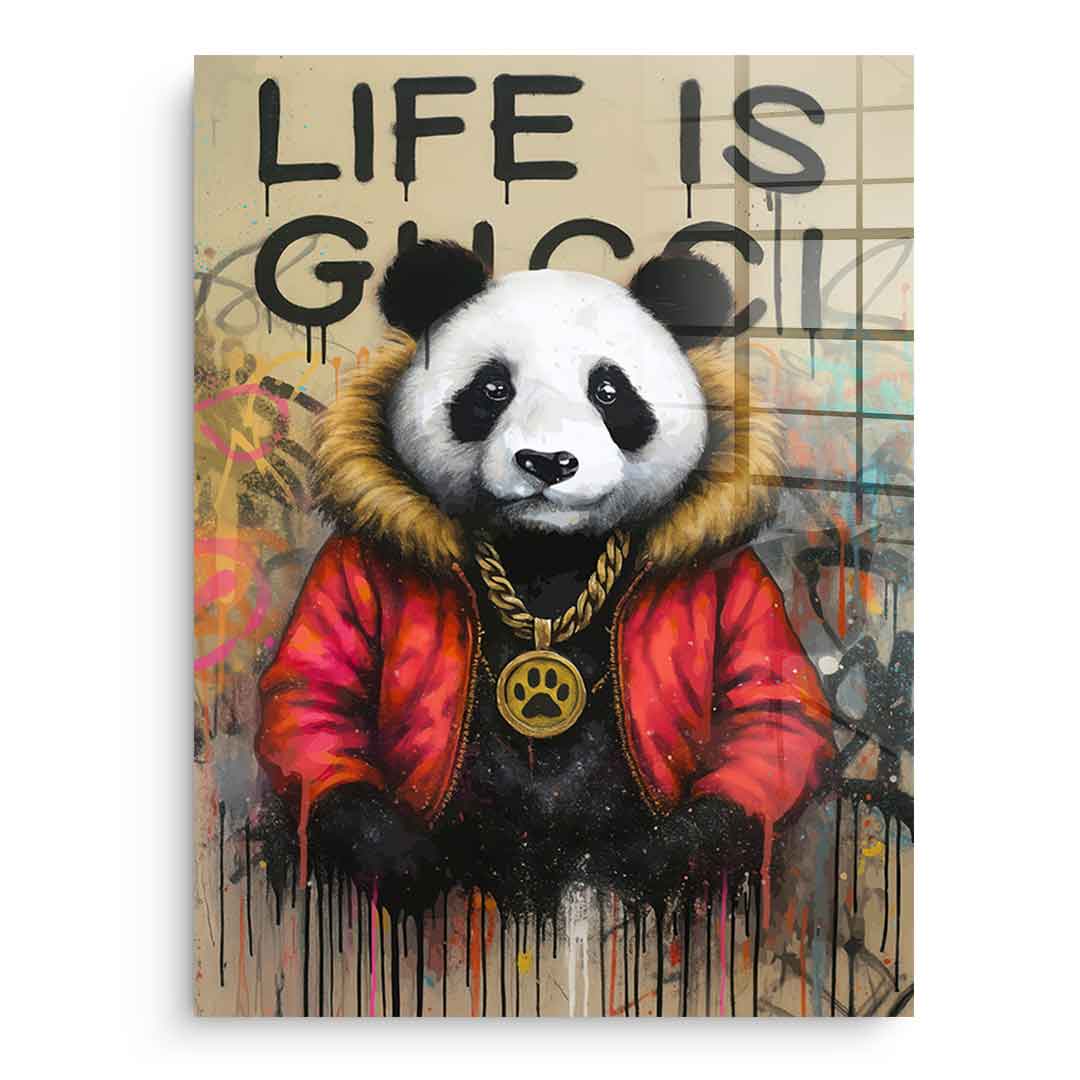 Gucci Panda - Szkło akrylowe