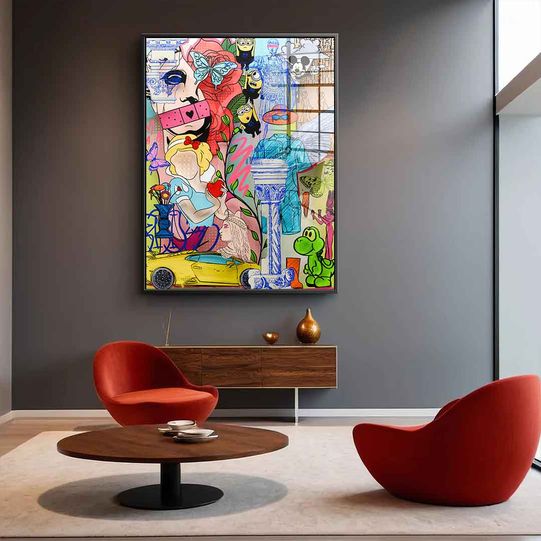 Histroy and Hype - Acrylglas