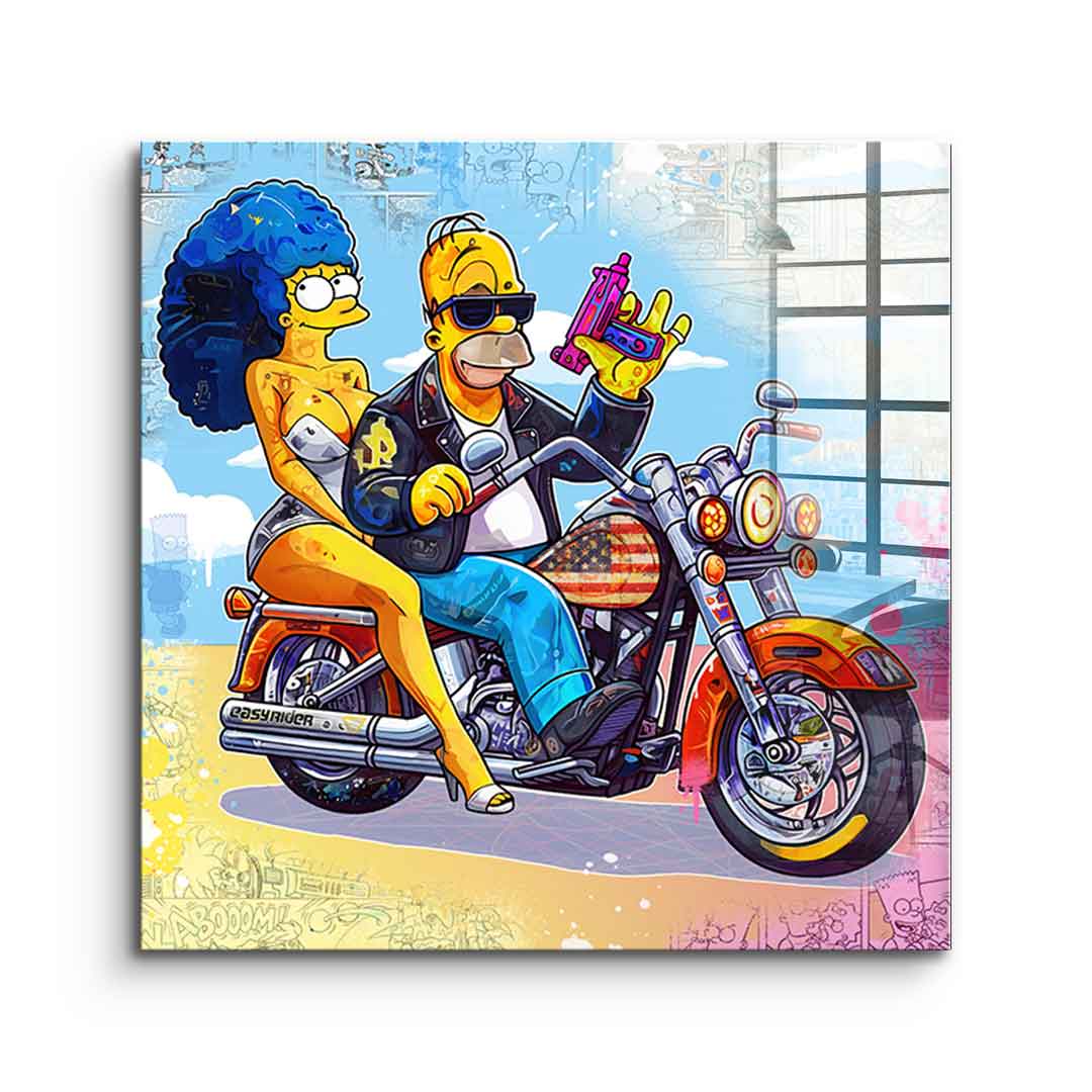 Homer & Marge - Acrylglas