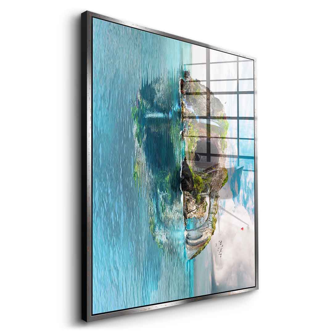 Island Skull - Acrylglas
