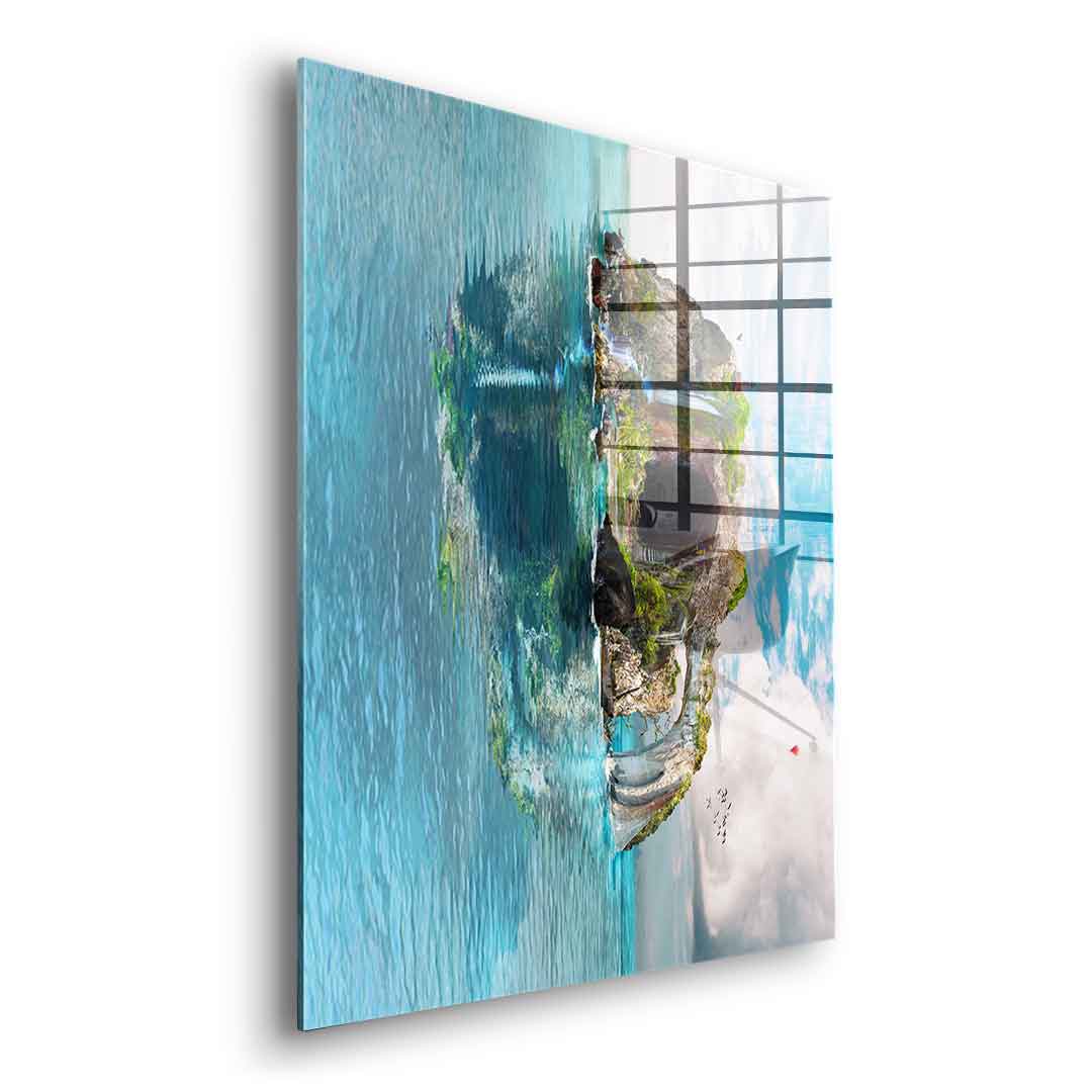 Island Skull - Acrylglas