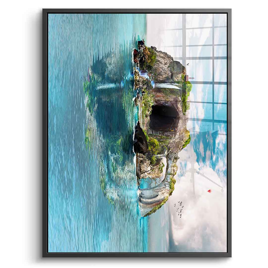 Island Skull - Acrylglas
