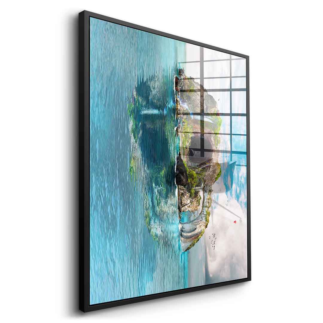 Island Skull - Acrylglas