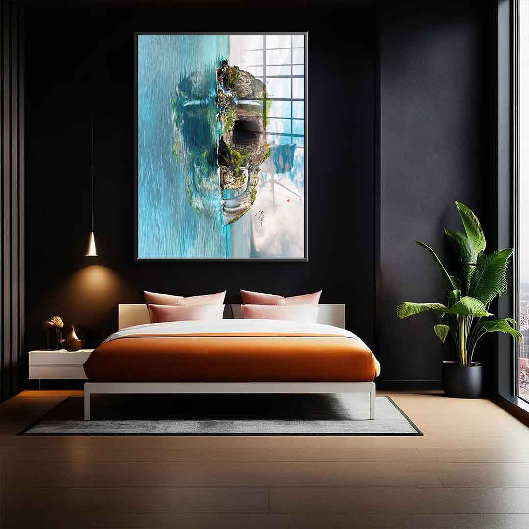 Island Skull - Acrylglas