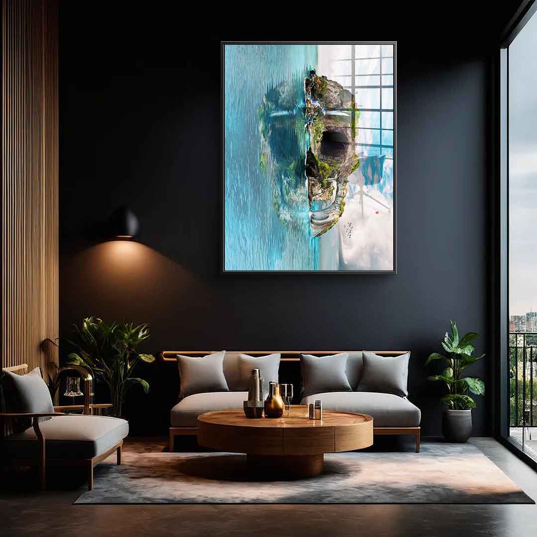 Island Skull - Acrylglas