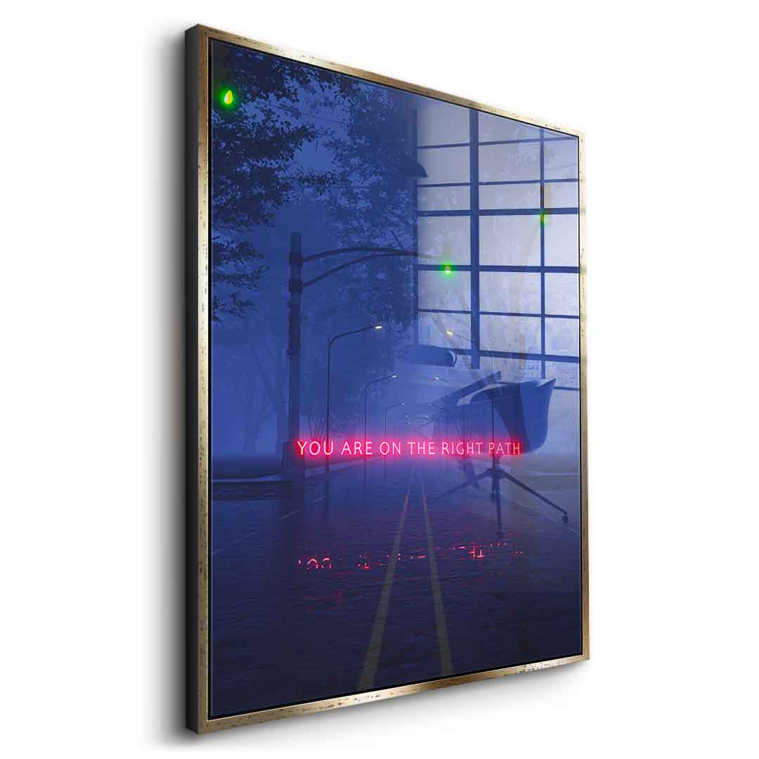 Keep Walking - Acrylglas