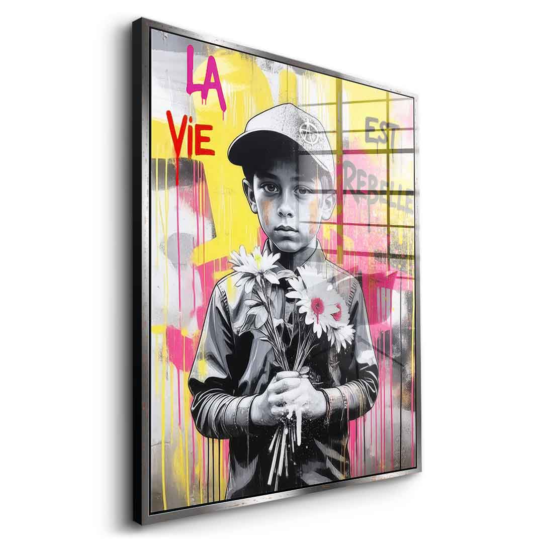 La Vie Est Rebelle - Acrylglas