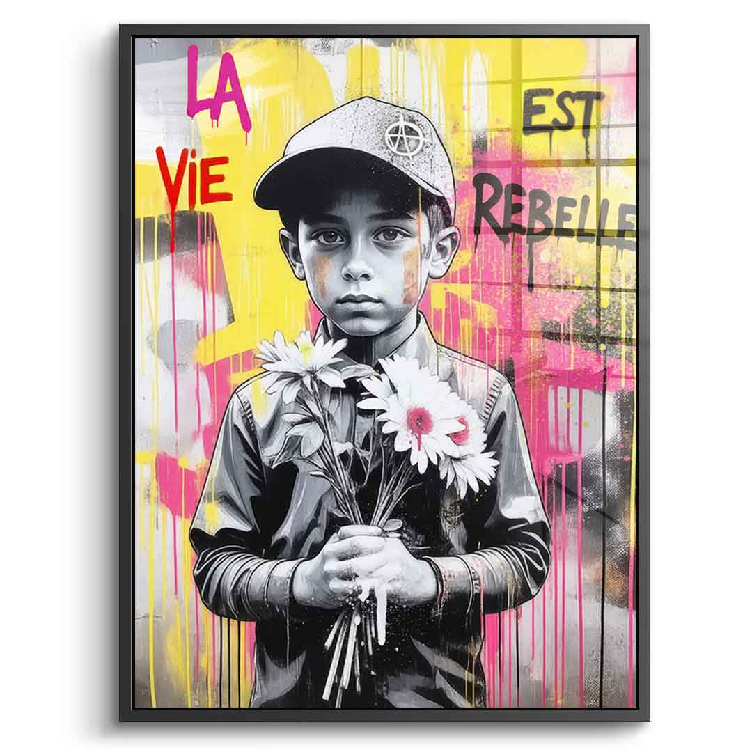 La Vie Est Rebelle - Acrylglas