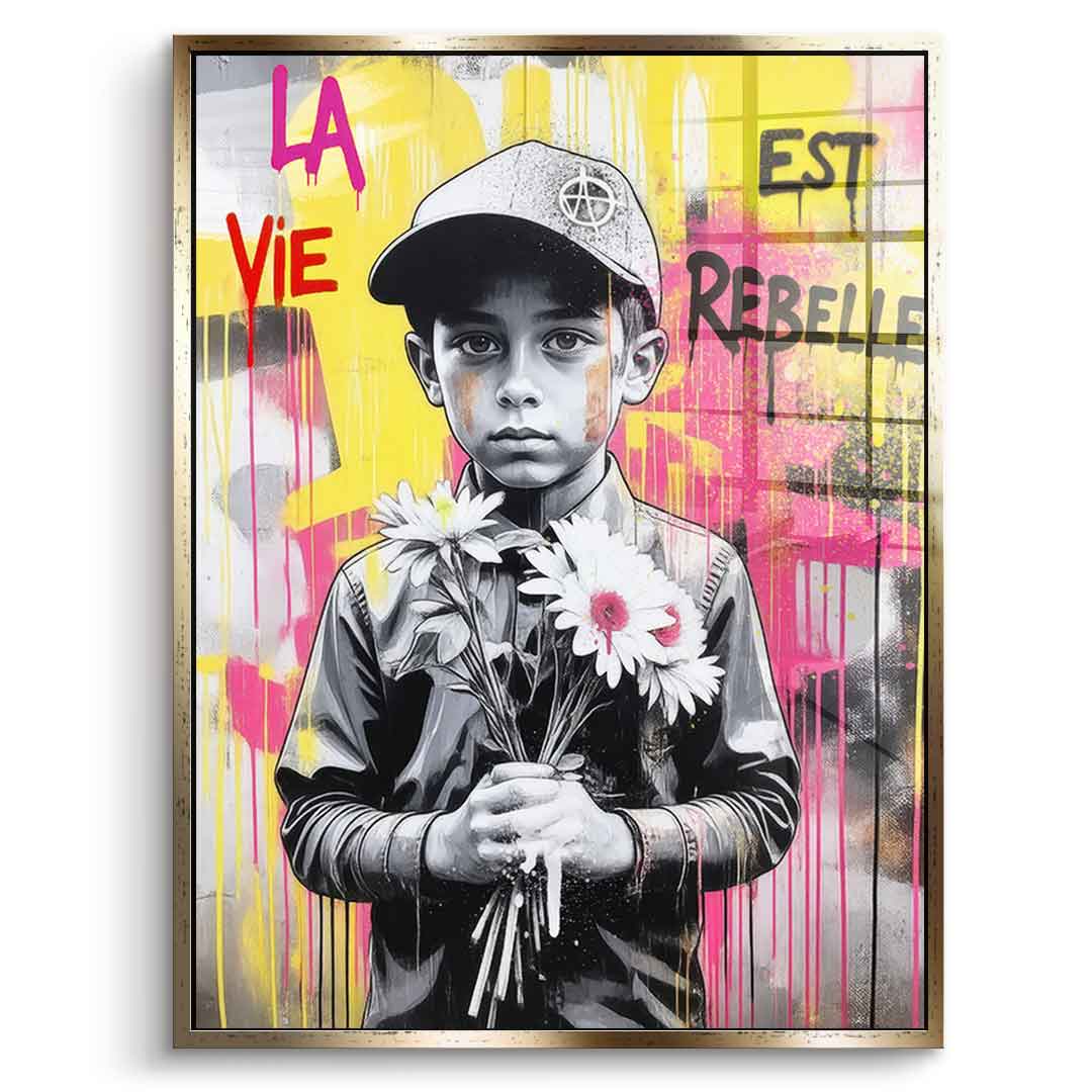 La Vie Est Rebelle - Acrylglas