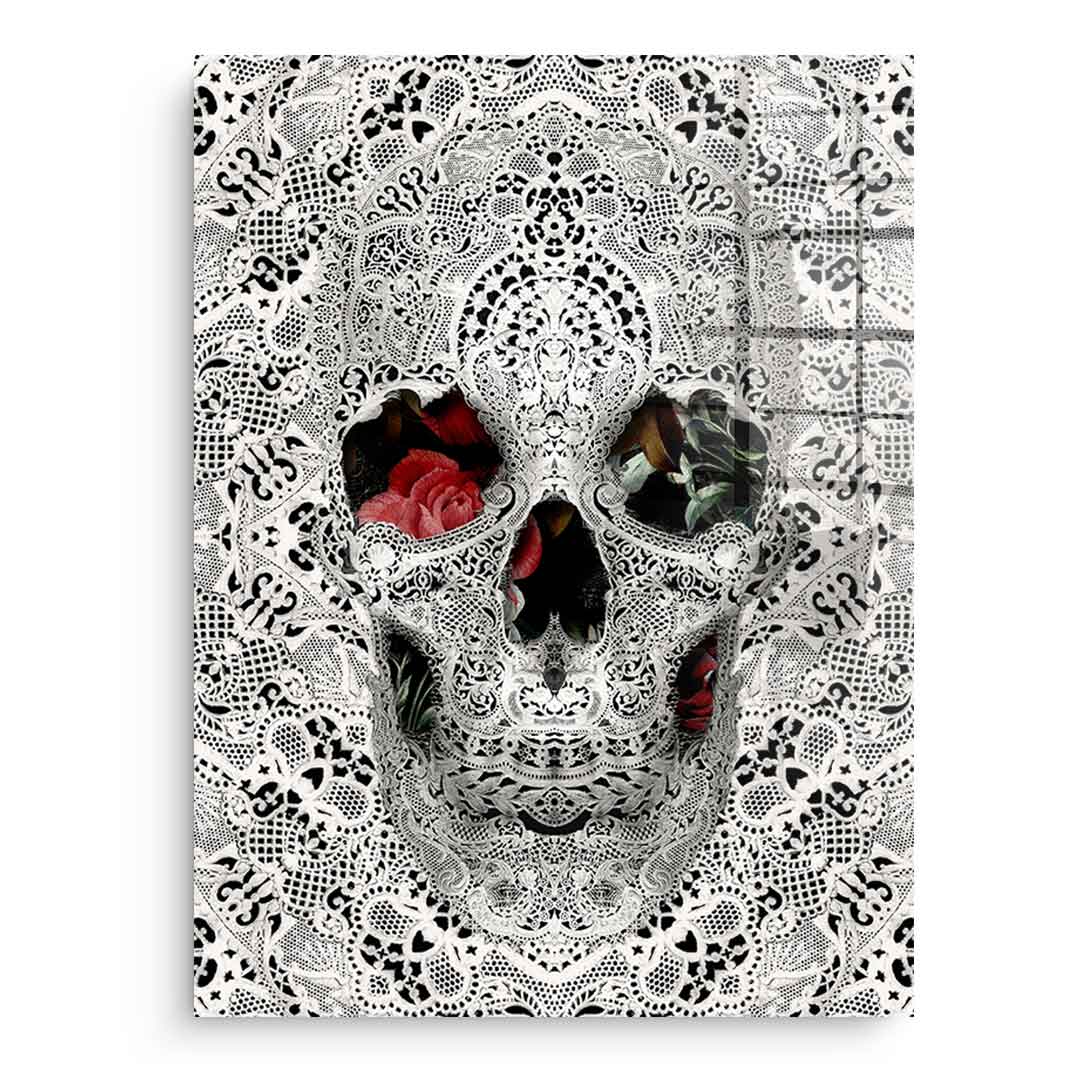 Lace Skull - Acrylglas