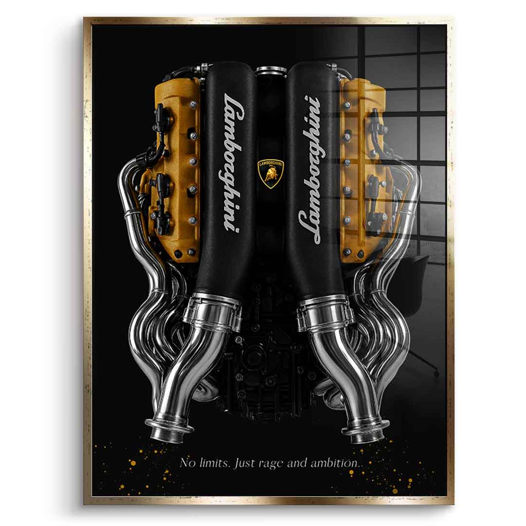 Lamborghini Engine - Acrylic glass