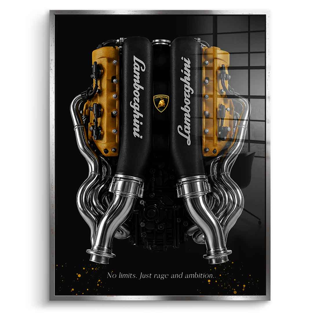 Lamborghini Engine - Acrylic glass