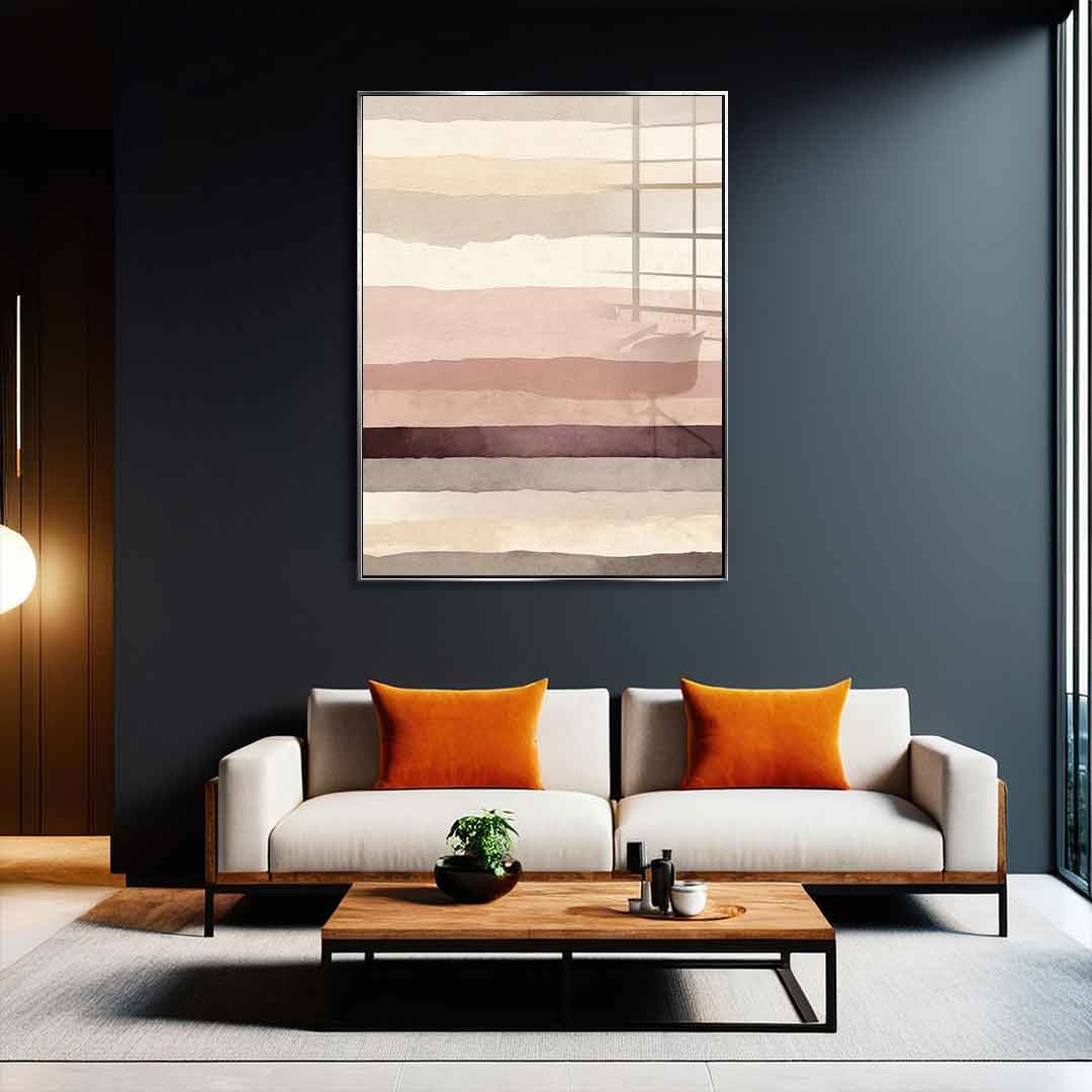 Layered Hues - Acrylglas