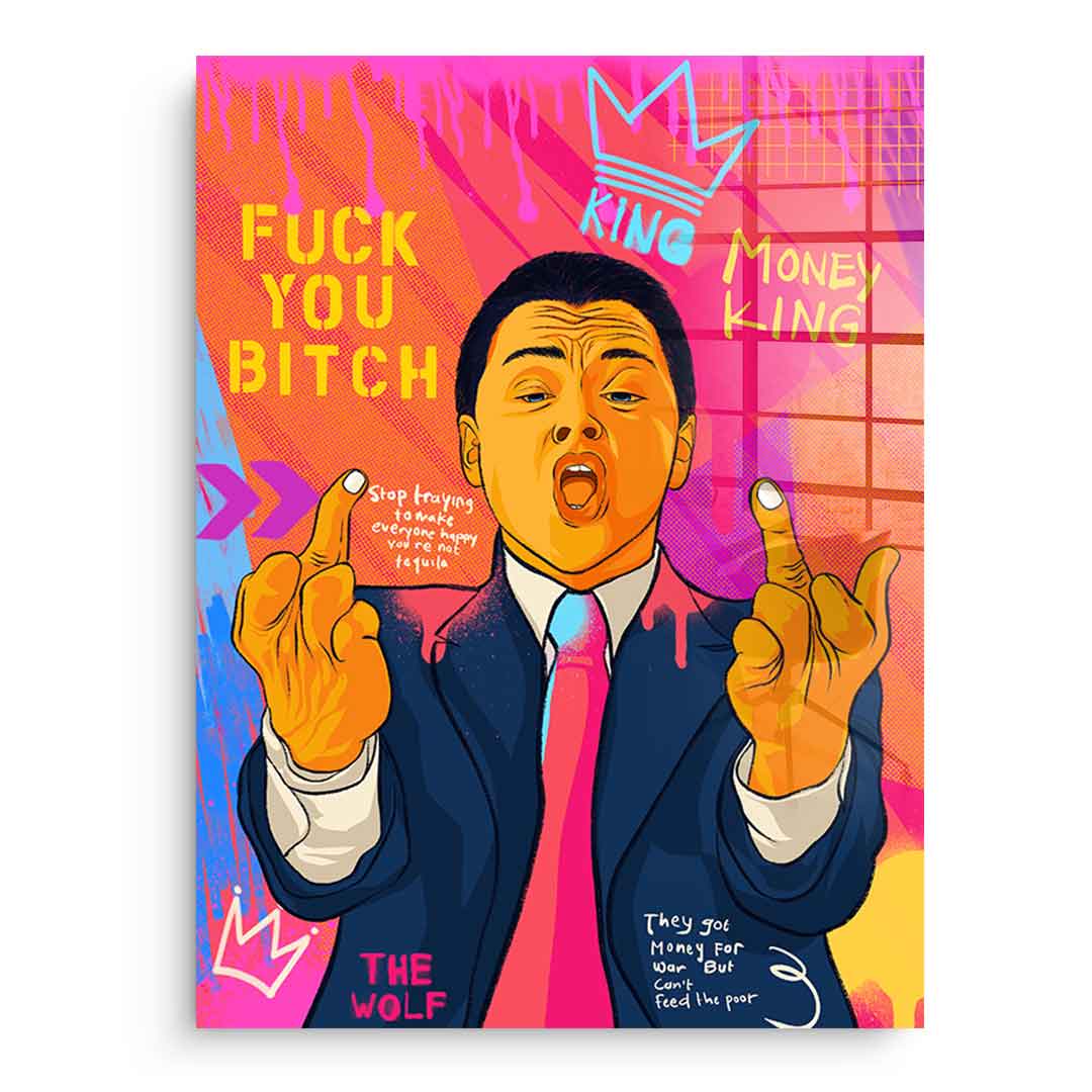 Leo fuck - Acrylic glass