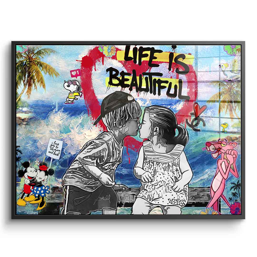 Life Is Beautiful 2 - Acrylglas