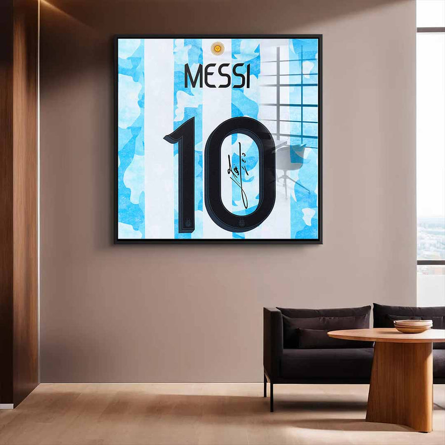 Messi - Edycja Kwadrat - Szkło akrylowe