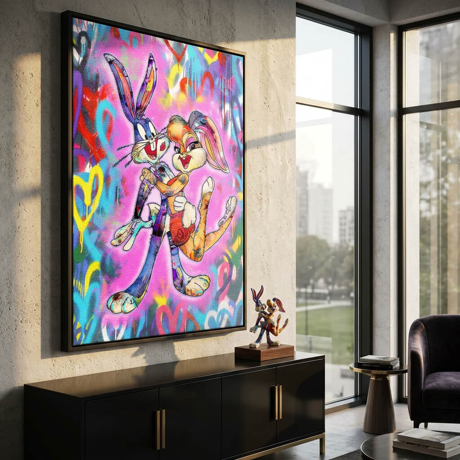 Lola Bunny Heart - Acrylglas
