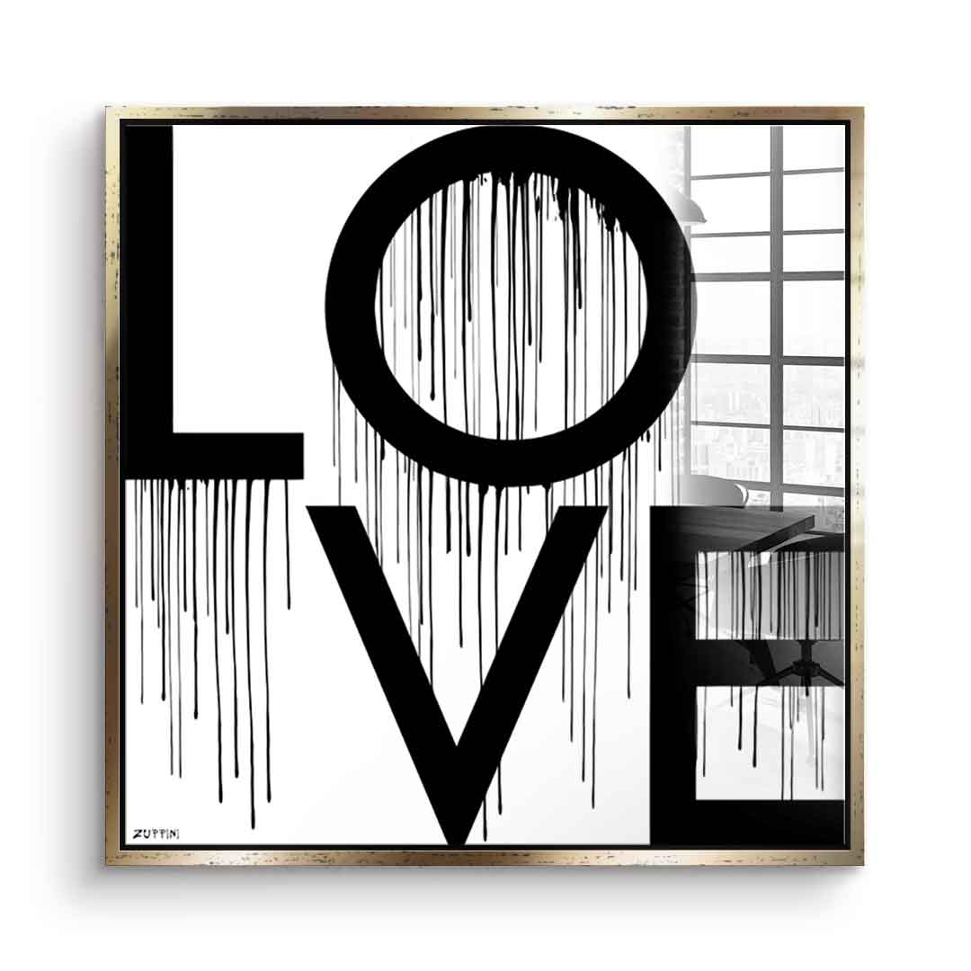 Love - Szkło akrylowe