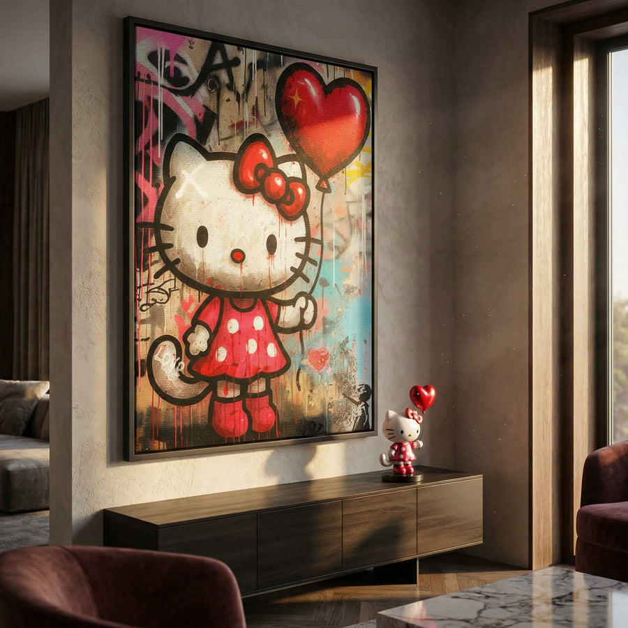 Love Kitty - Acrylglas