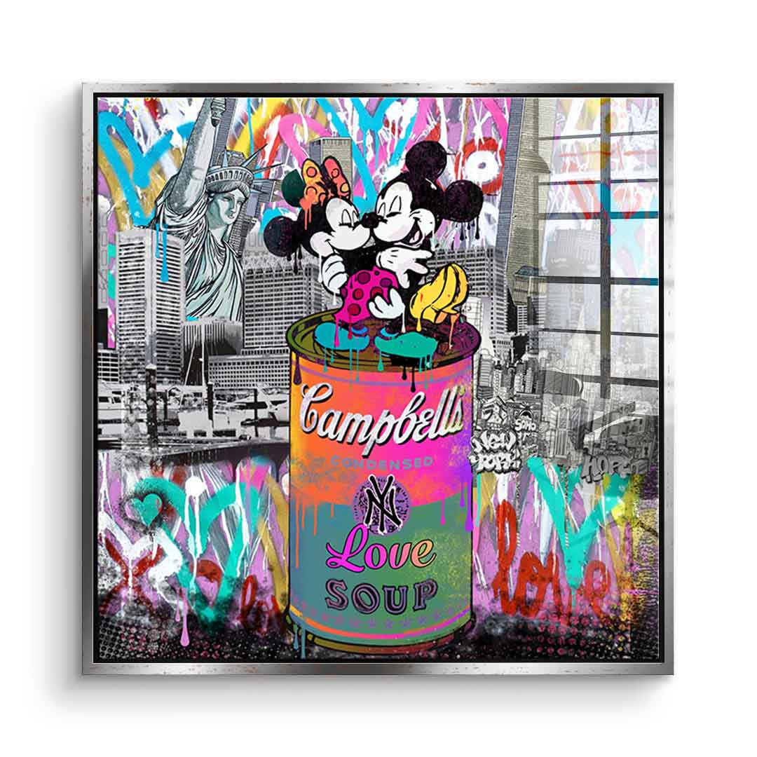 Love Soup - Acrylglas