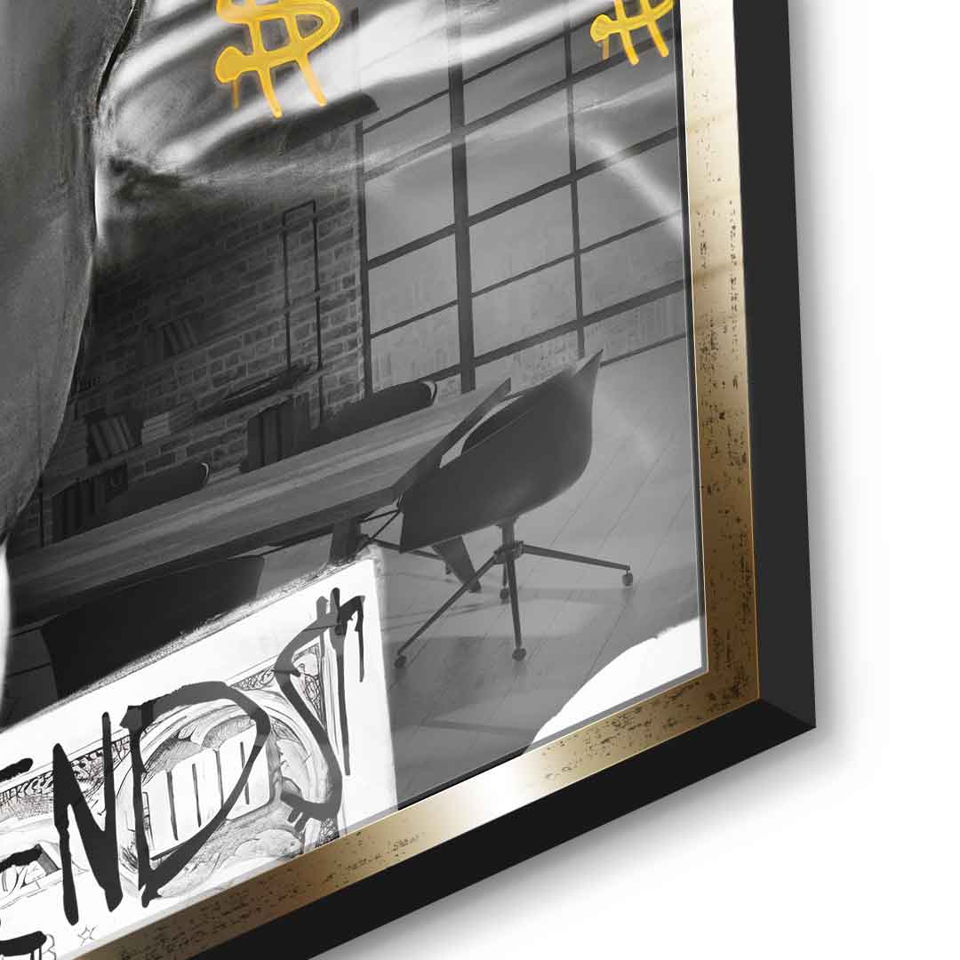 Make Money No Friends - Acrylglas