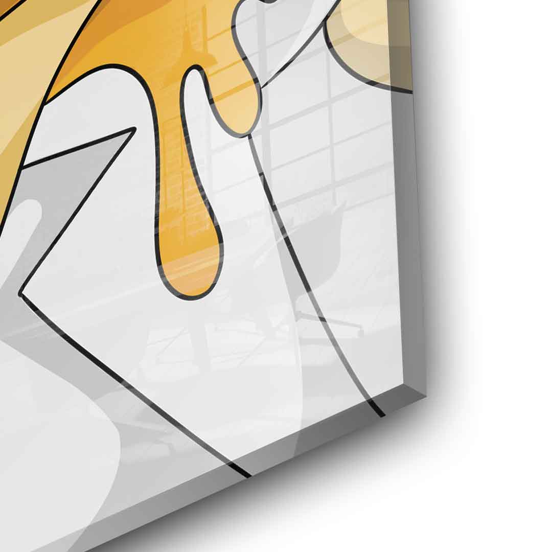Melting Dagobert - Quadrat Edition - Acrylglas