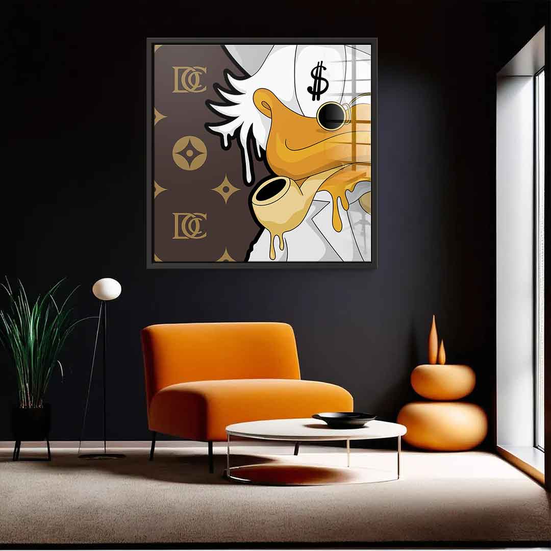 Melting Dagobert - Quadrat Edition - Acrylglas