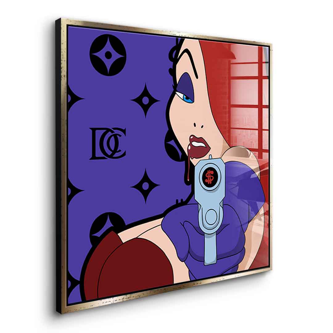 Melting Jessica - Quadrat Edition - Acrylglas