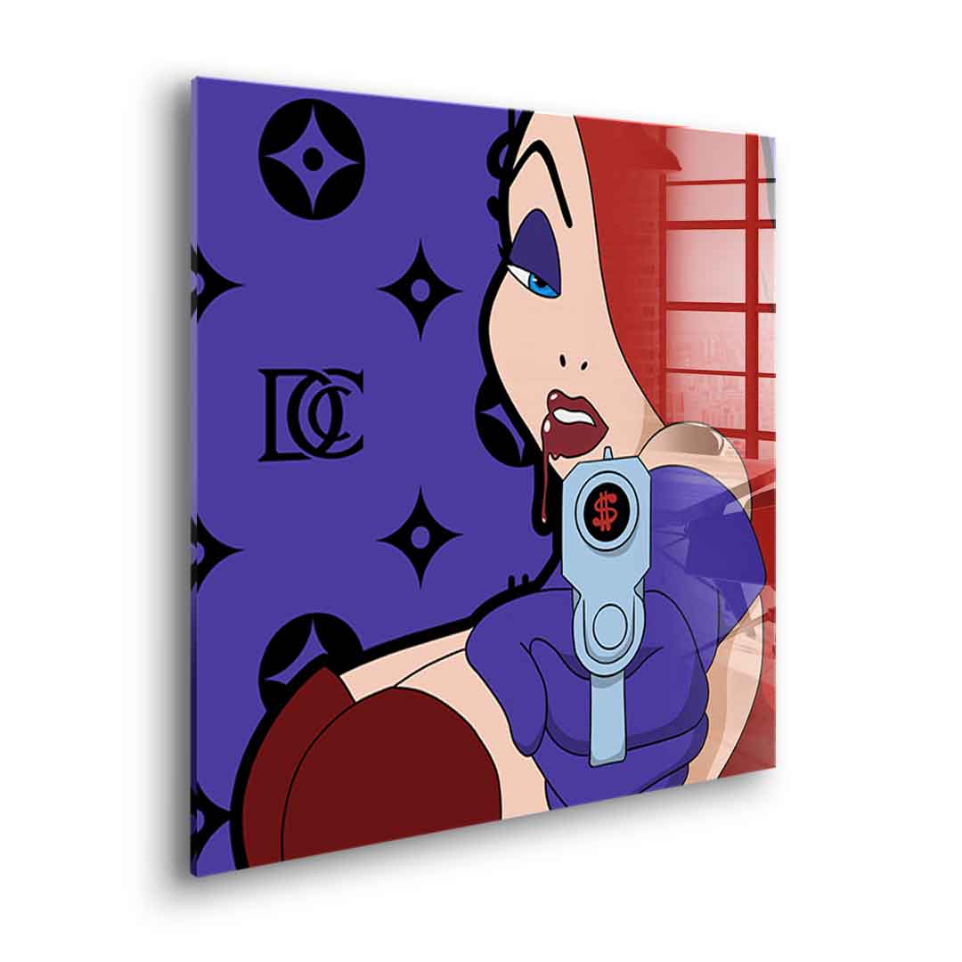 Melting Jessica - Quadrat Edition - Acrylglas