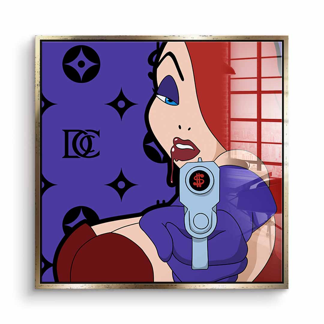 Melting Jessica - Quadrat Edition - Acrylglas