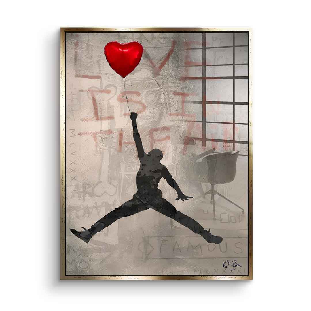 Sneaker Love - Szkło akrylowe