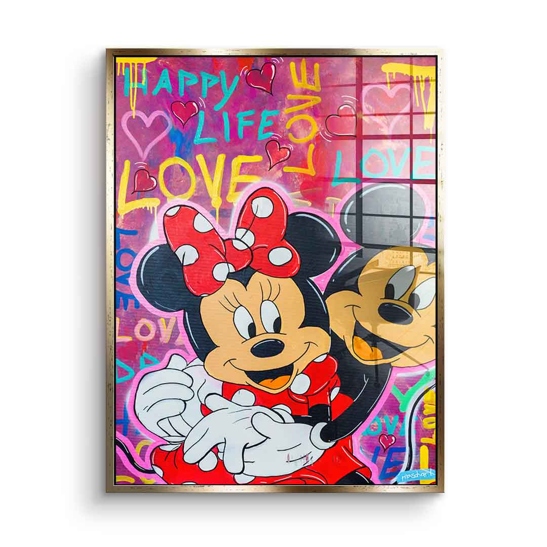 Happy Life - Acrylglas
