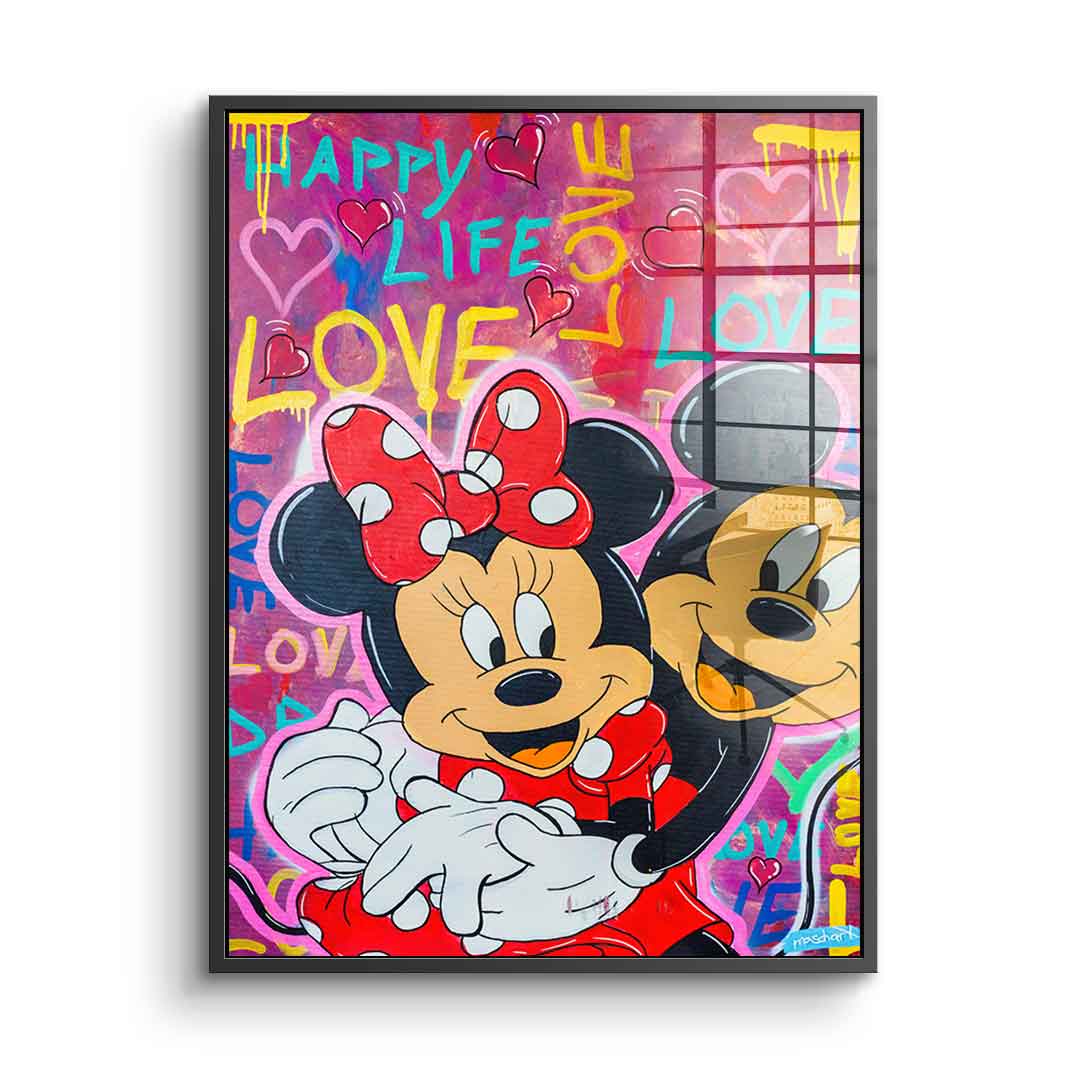 Happy Life - Acrylglas