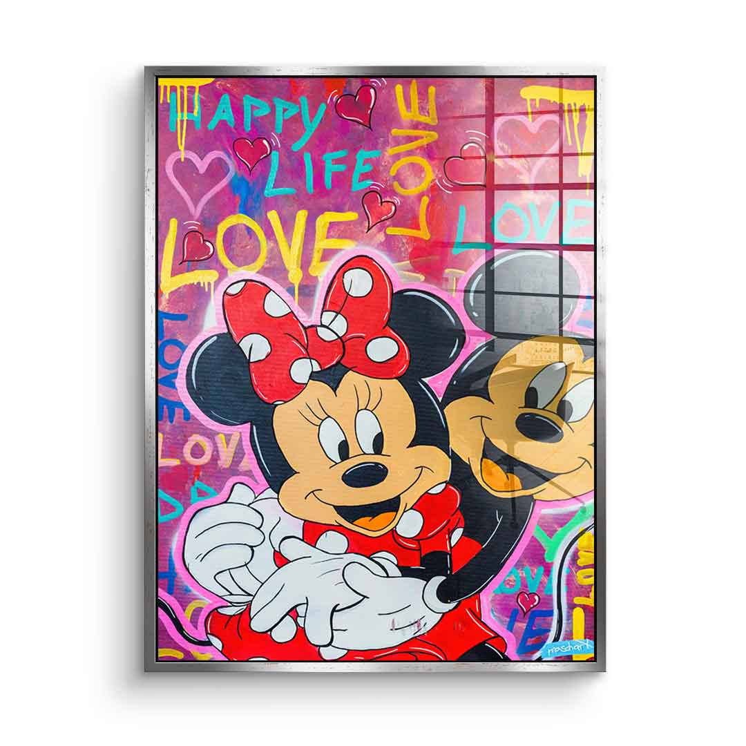 Happy Life - Acrylglas