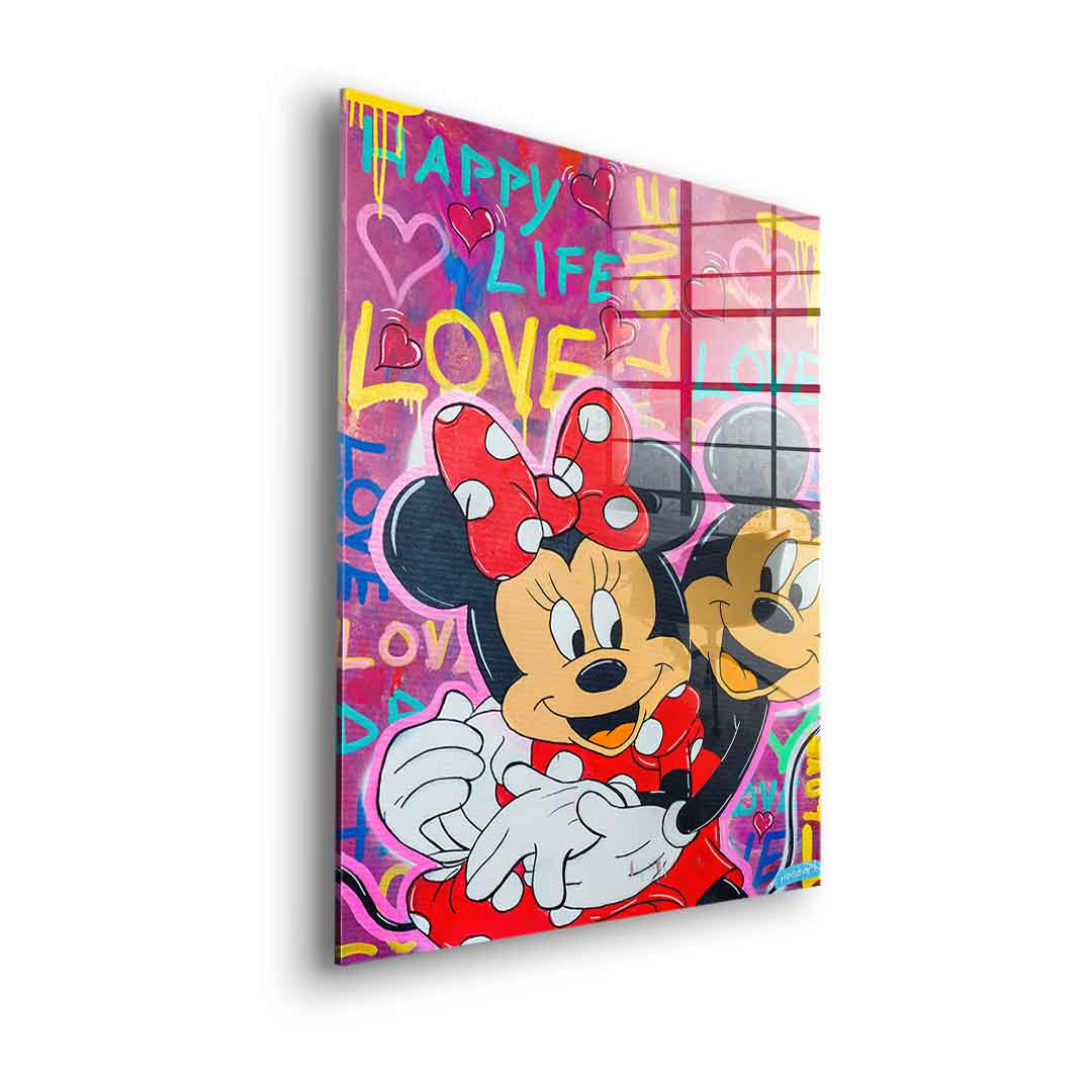 Happy Life - Acrylglas