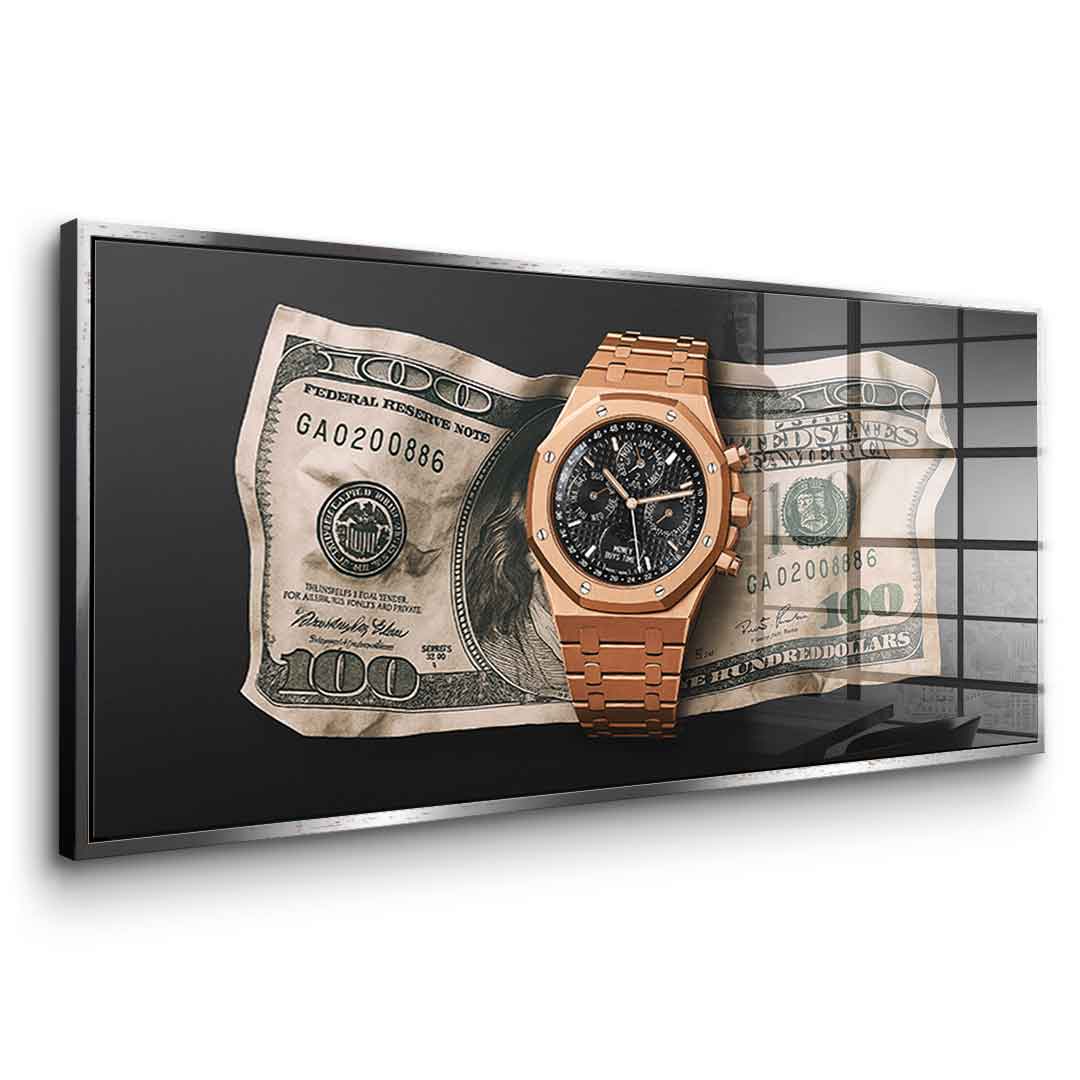 Money Buys Time - Acrylglas