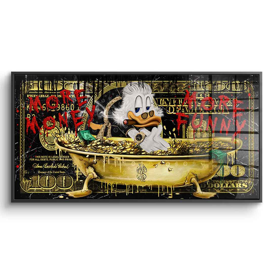 MORE MONEY DUCK - GOLD LEAF