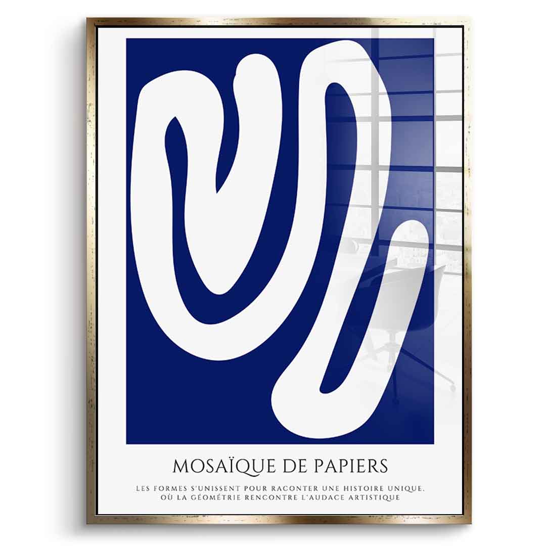 Mozaika z papieru 2 - Szkło akrylowe