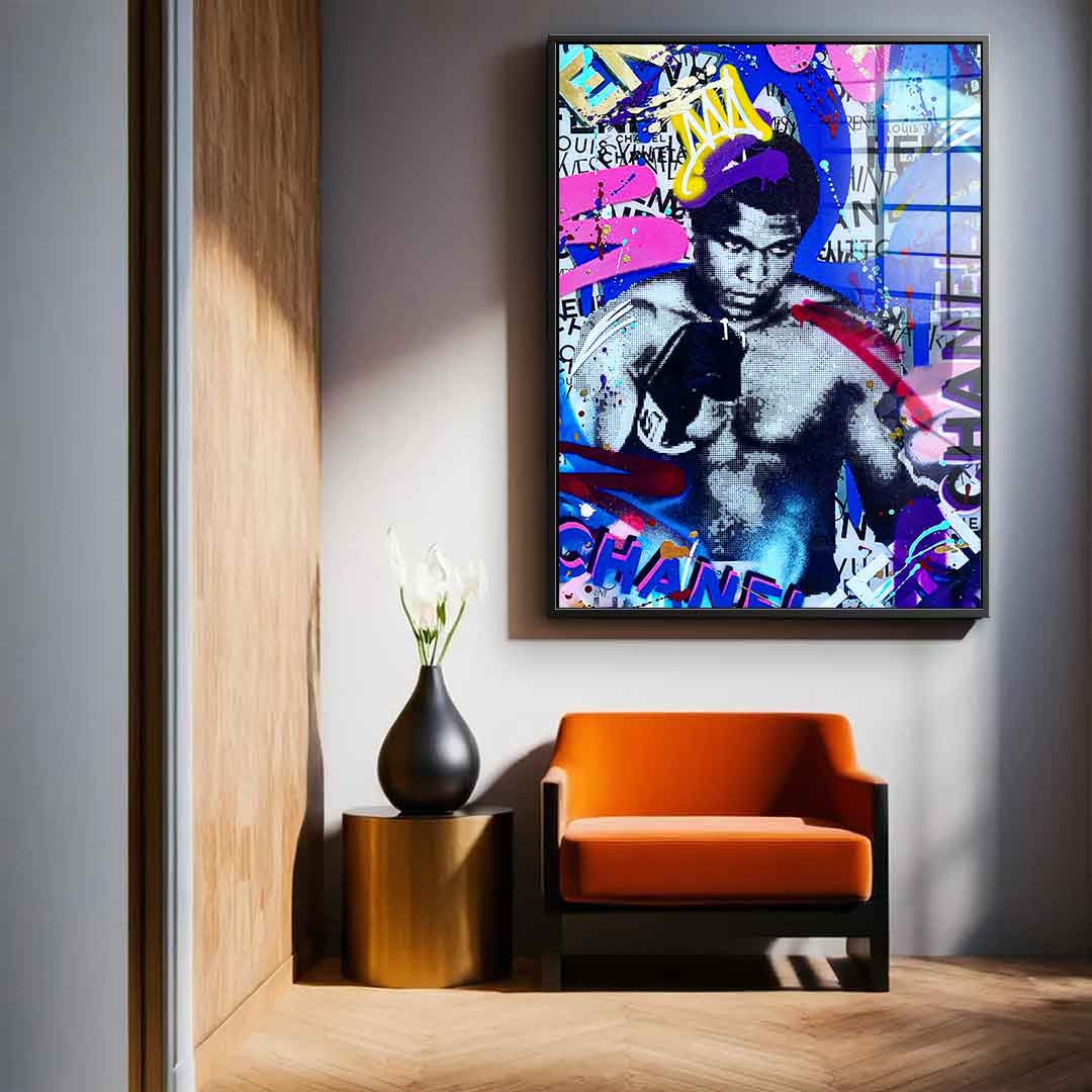 ALI BRAND GRAFFITI - Acrylic glass