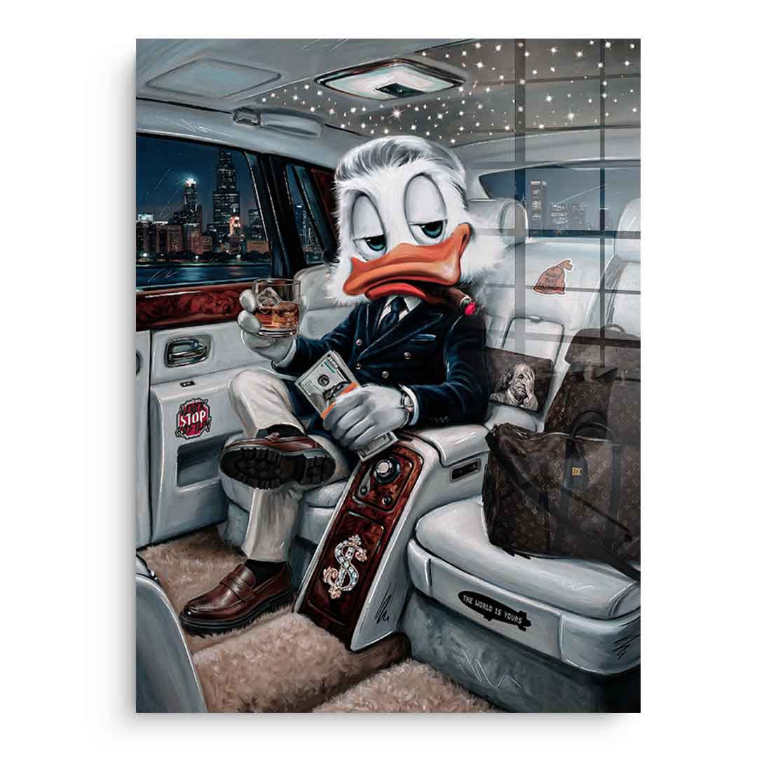 Old Money Duck - Acrylglas
