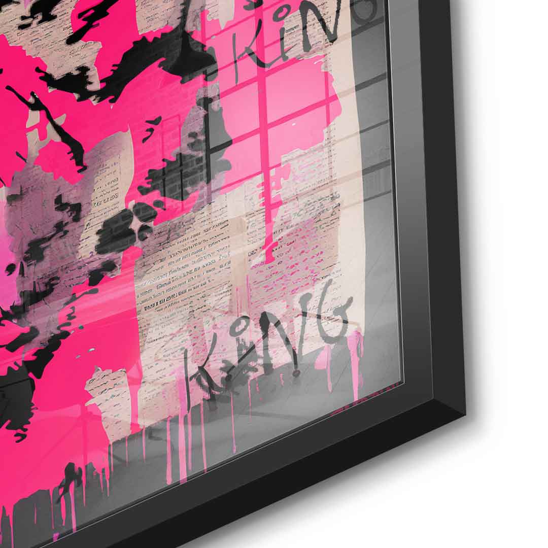 Pink Tiger - Acrylglas