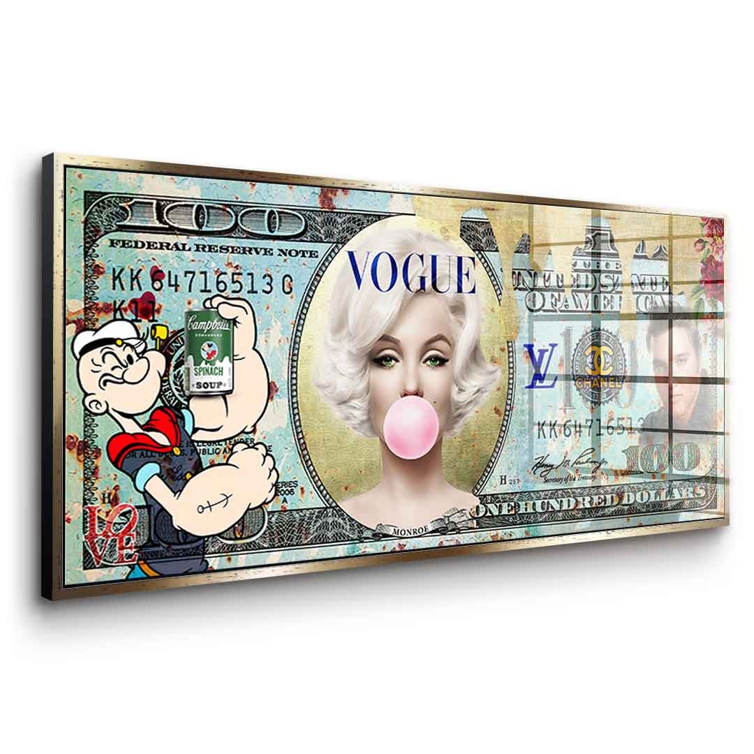 Pop Art Bill - szkło akrylowe
